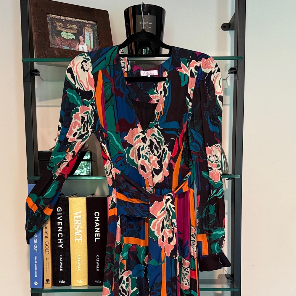 Parker Multicolor Asymmetrical Dress D005